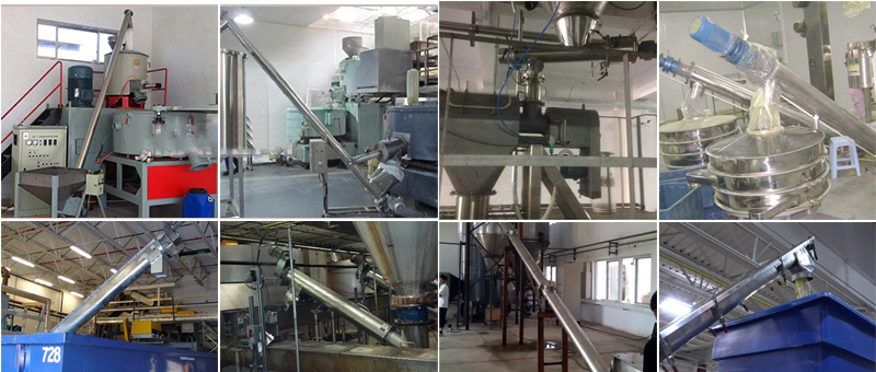 適宜輸送顆粒度較小和粉狀物料，不適宜輸送易變質，黏性和易結塊的物料如：小麥，石墨顆粒，化肥，飼料，膨化食品，醫藥等。