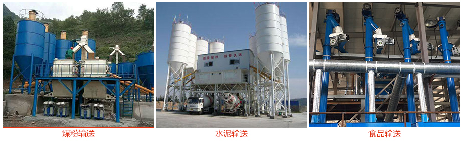 ls螺旋輸送機輸送煤粉，水泥，糧食等物料。